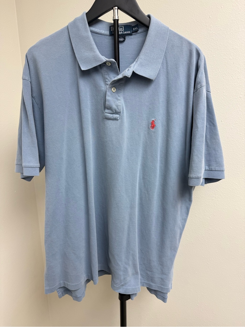 Ralph Lauren Light Blue Polo with Pony Embroidery
